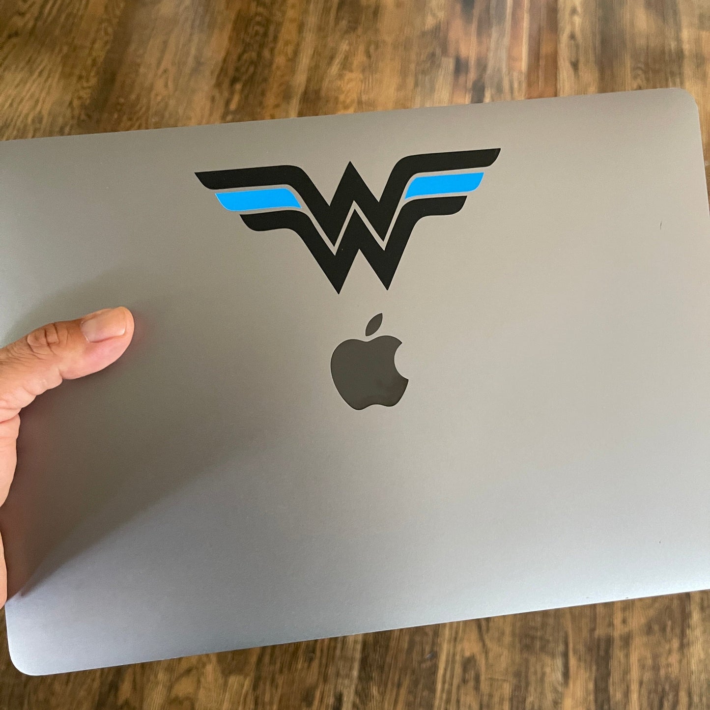 SALE!!! Thin Blue Line SuperHero Woman Sticker Bundle Blue Life Apparel Black