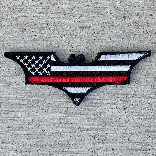 CLEARANCE: Thin Red Line Bat Crest Velcro Patch Patches Blue Life Apparel 